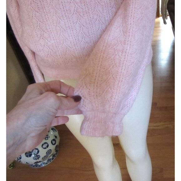 Boden Women's Pink Mohair/Wool Blend Knit Sweater Size 10 - Picture 3 of 8